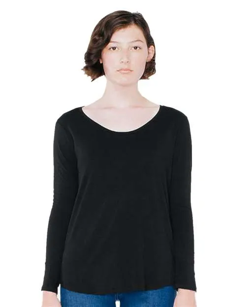 American Apparel  Women's Ultra Wash Long Sleeve Tee