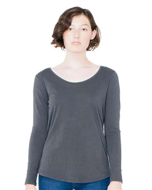 American Apparel  Women's Ultra Wash Long Sleeve Tee