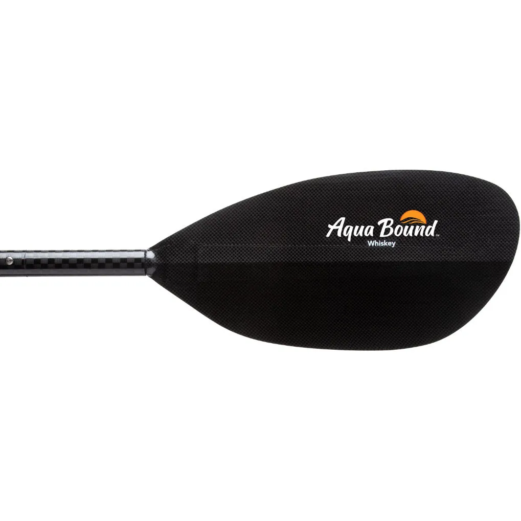 Aqua Bound Whiskey Carbon Straight Shaft 4-Piece Kayak Paddle