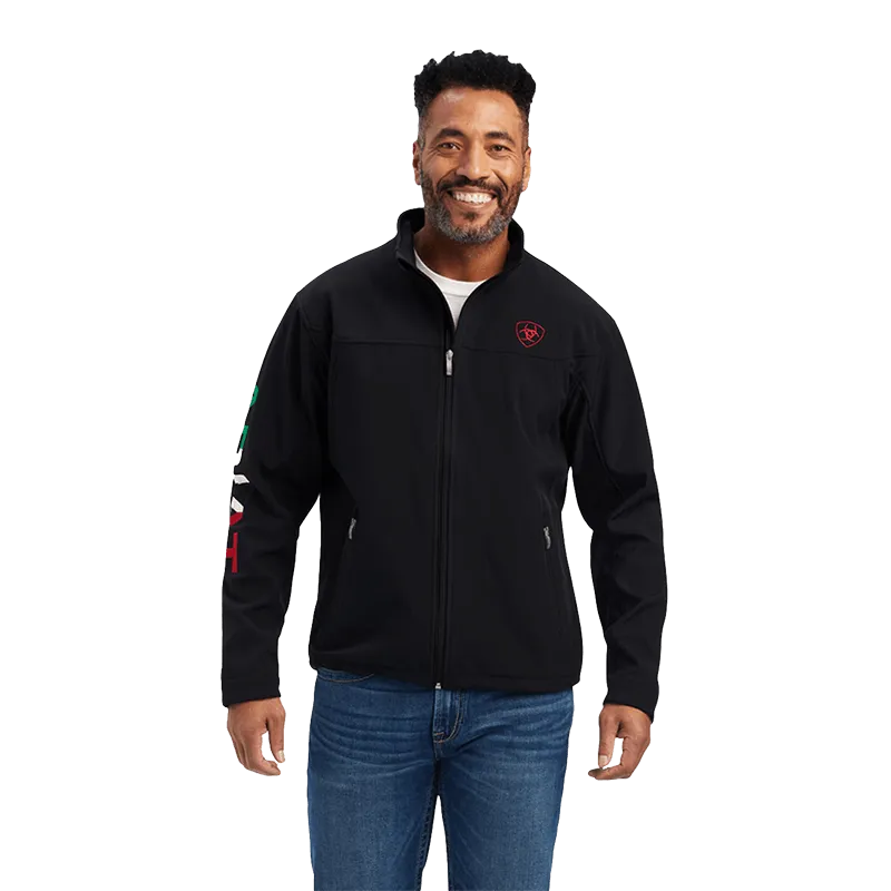 Ariat Men's New Team Softshell Black Mexico Jacket