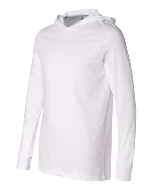 Bella   Canvas Unisex Jersey Hooded Long Sleeve Tee