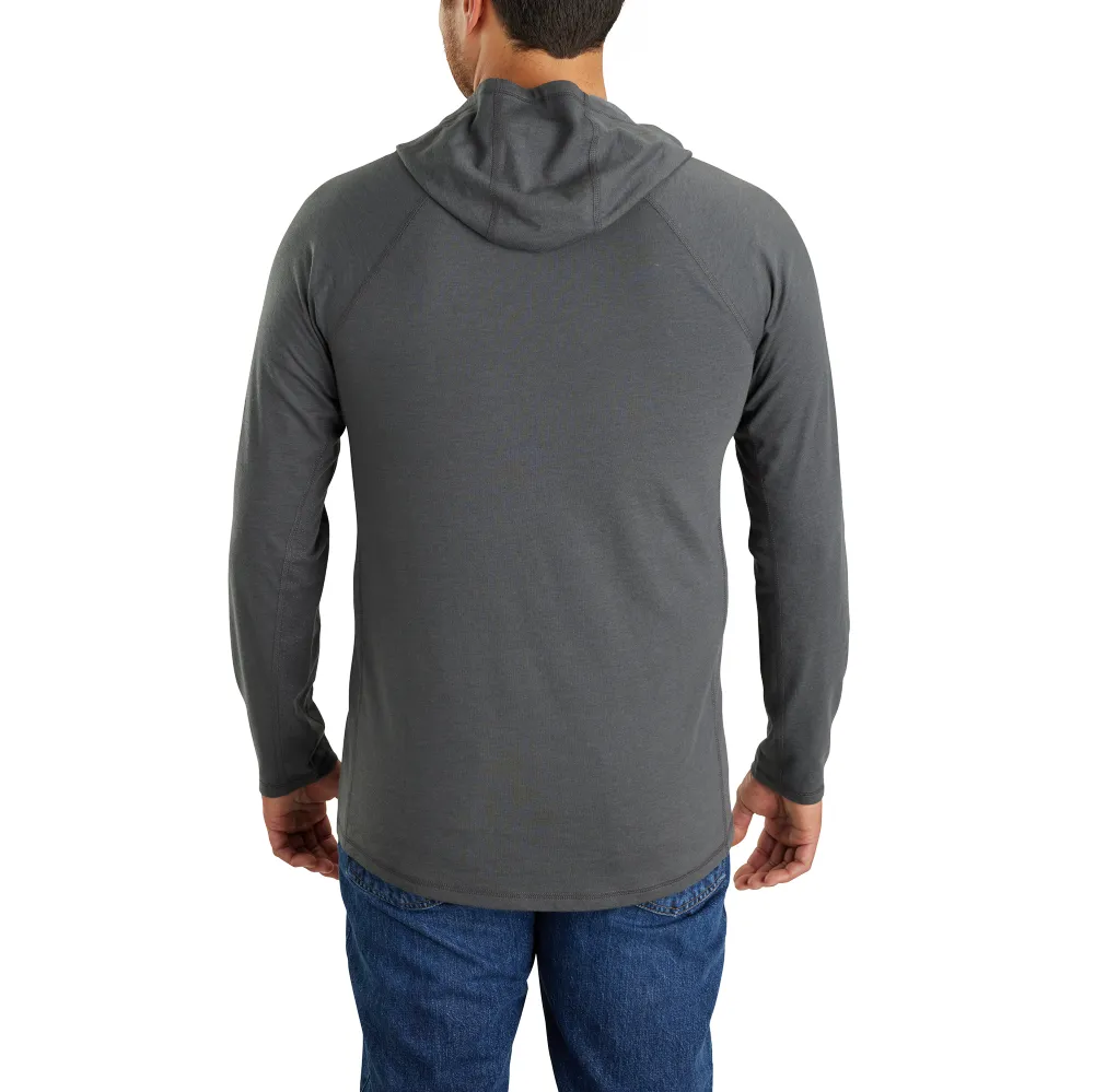 Carhartt Mens Force Relaxed Fit Midweight Long Sleeve Hooded T-Shirt