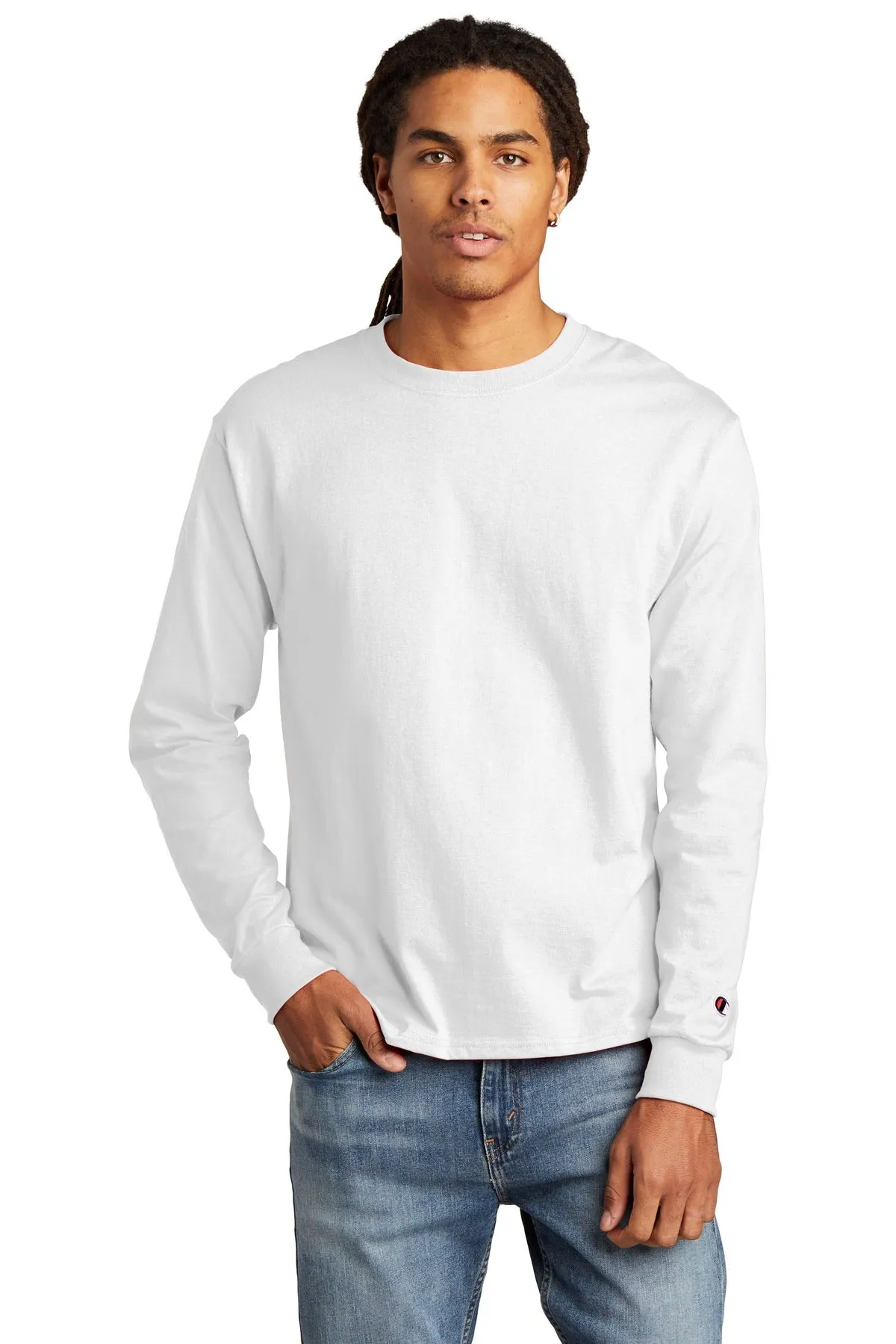 Champion Men's Heritage 5.2-Oz. Jersey Long Sleeve Tee