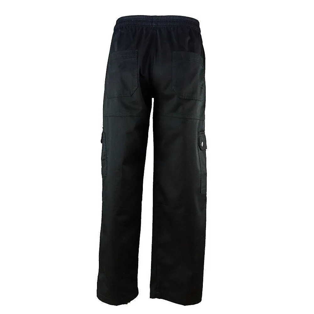 Chef Pants Cargo Black, L