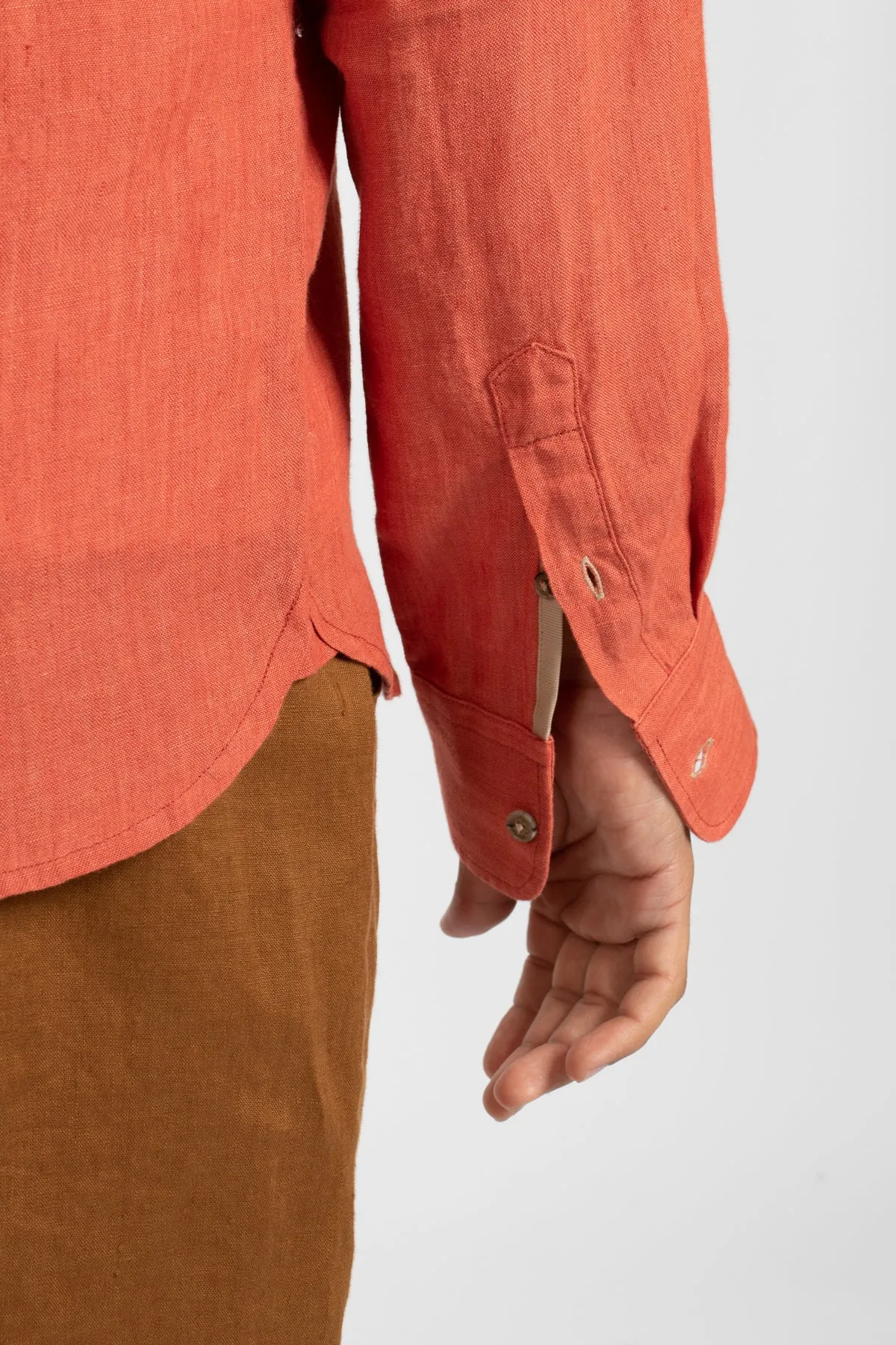 Chili Linen Shirt