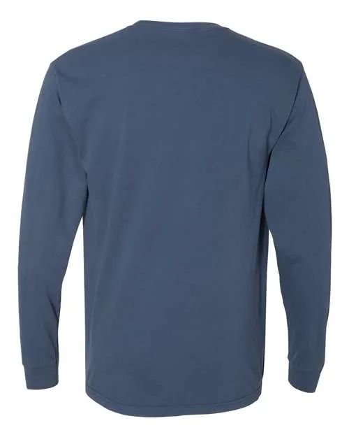 Comfort Colors Garment-Dyed Heavyweight Long Sleeve Pocket T-Shirt