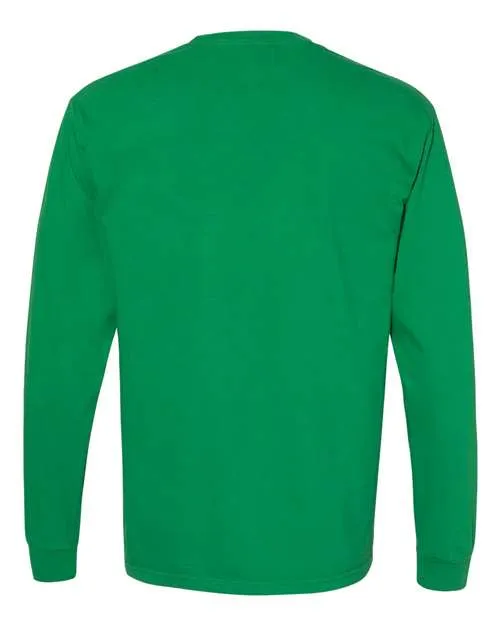 Comfort Colors Garment-Dyed Heavyweight Long Sleeve Pocket T-Shirt