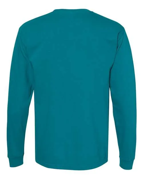 Comfort Colors Garment-Dyed Heavyweight Long Sleeve Pocket T-Shirt