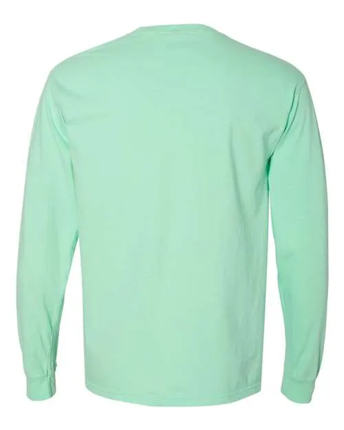 Comfort Colors Garment-Dyed Heavyweight Long Sleeve Pocket T-Shirt