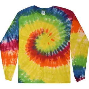 DARESAY Long Sleeve Tie Dye Aesthetic Clothes, Multi-Size Shirt, Sun Protection Shirts for Men, Women