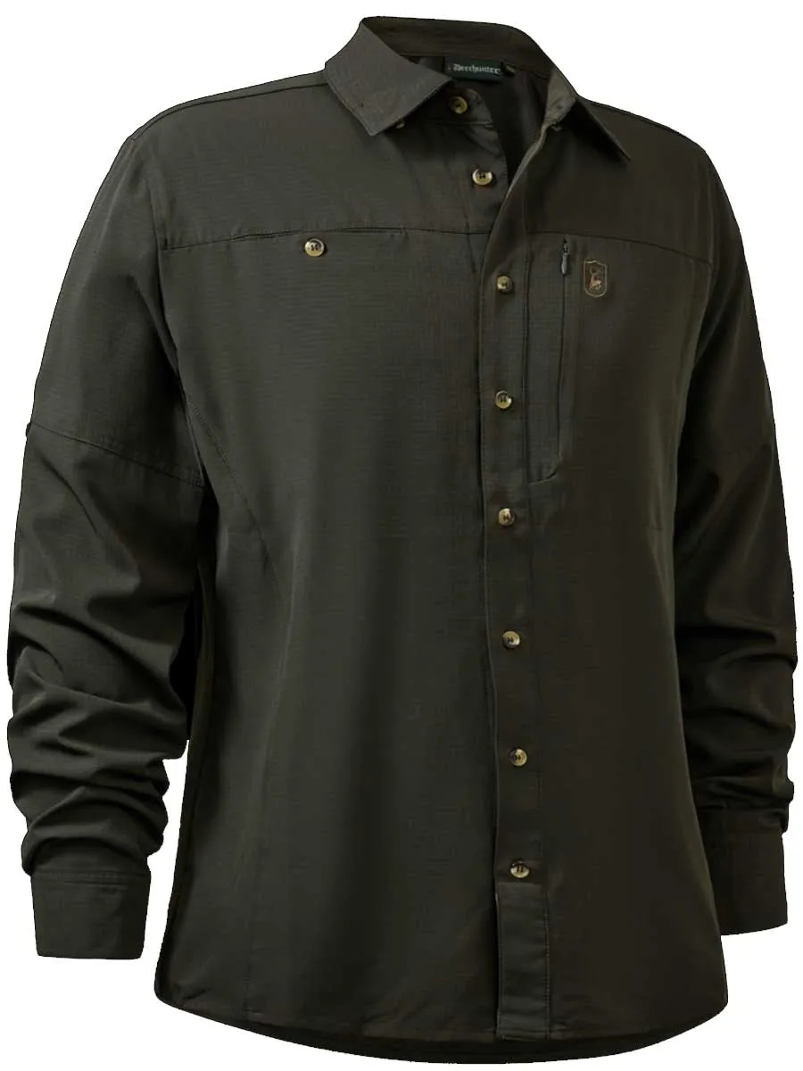 DEERHUNTER Canopy Shirt - Men's - Forest Green