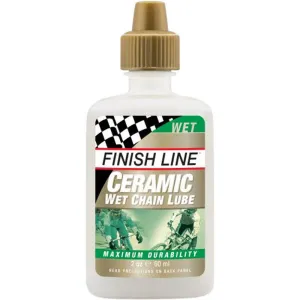 Finish Line Ceramic Wet Bike Chain Lube - 2 fl oz, Drip