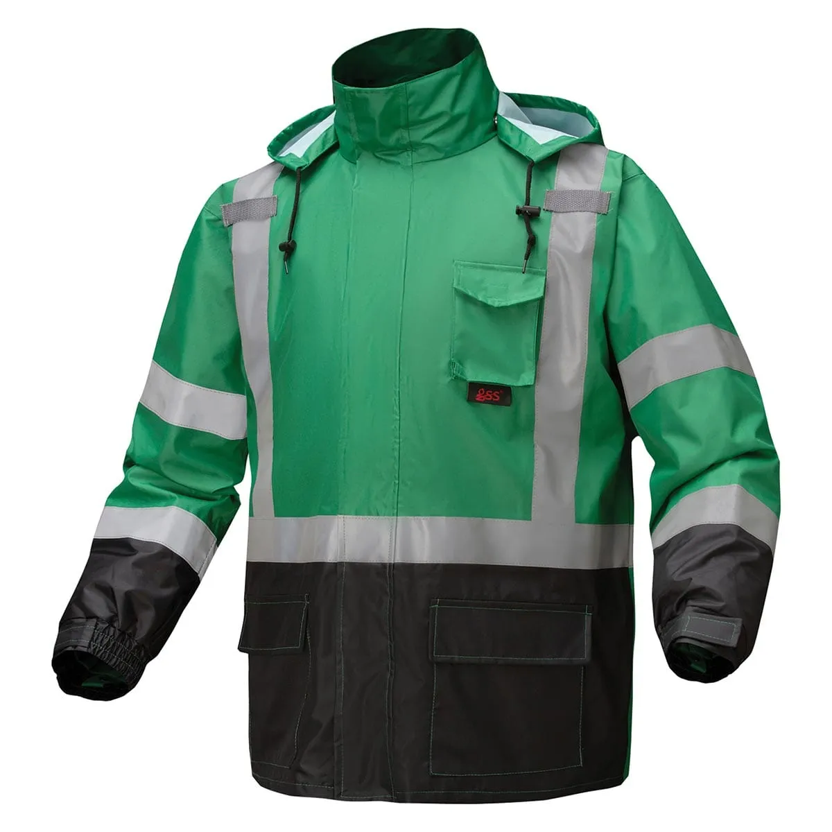 GSS Safety Enhanced Visibility Premium Rain Coat