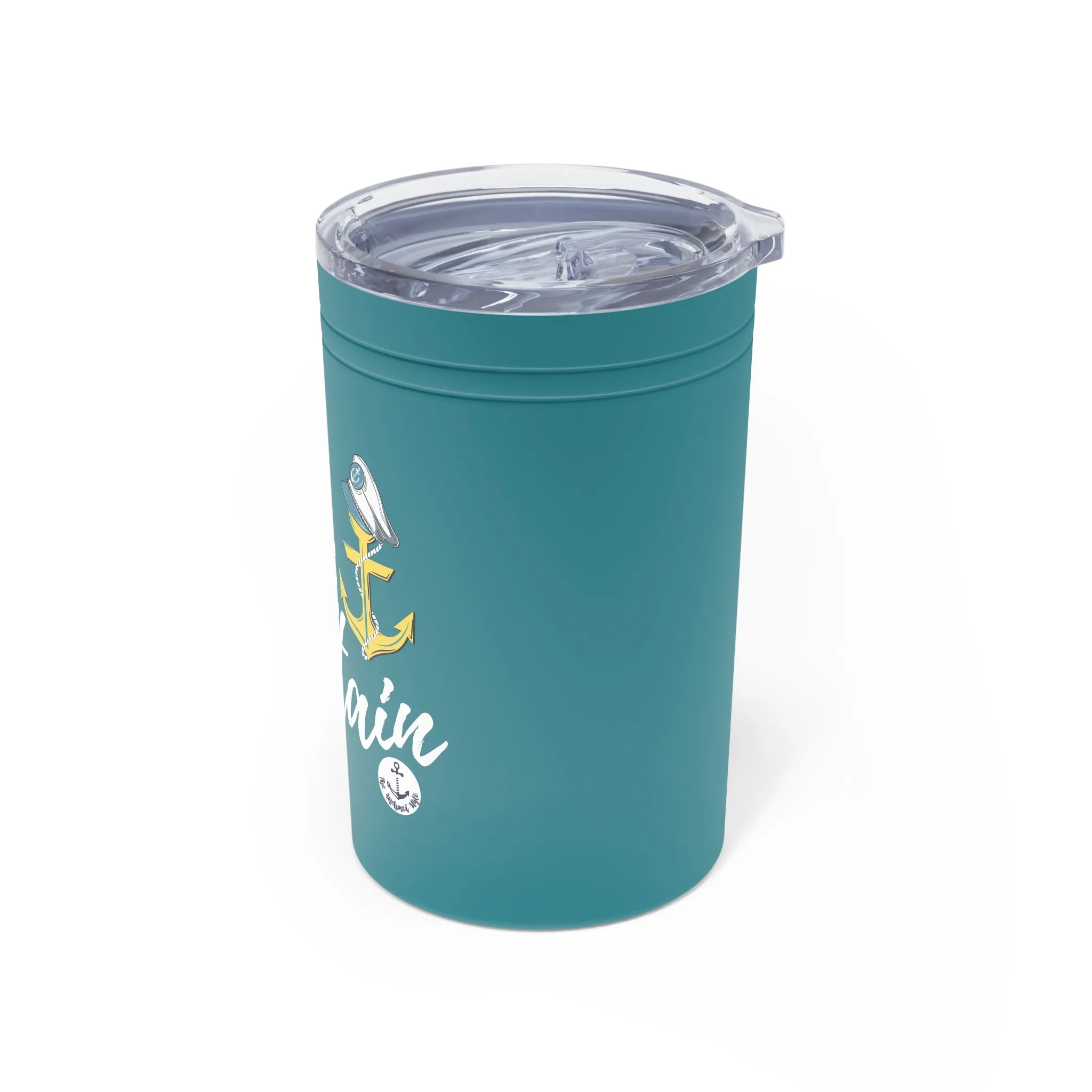 I'm the Captain Insulated 11 oz Tumbler, Coffee Cup, & 12 Can Insulator (3-in-1)