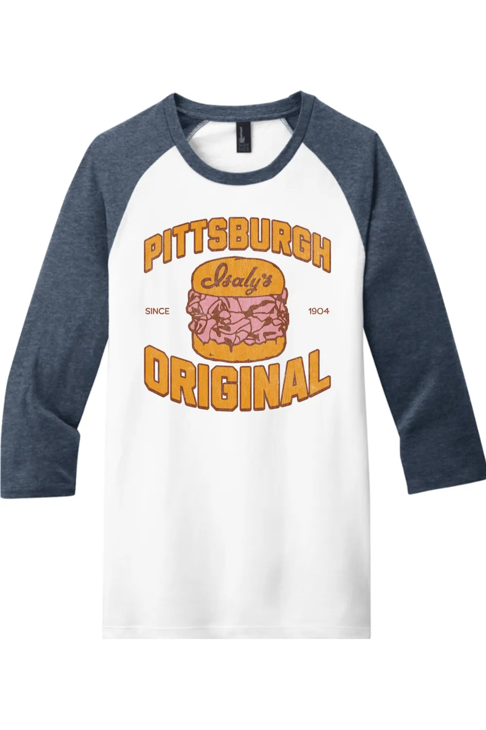 Isaly's Pittsburgh Original - 3/4-Sleeve Raglan Tee