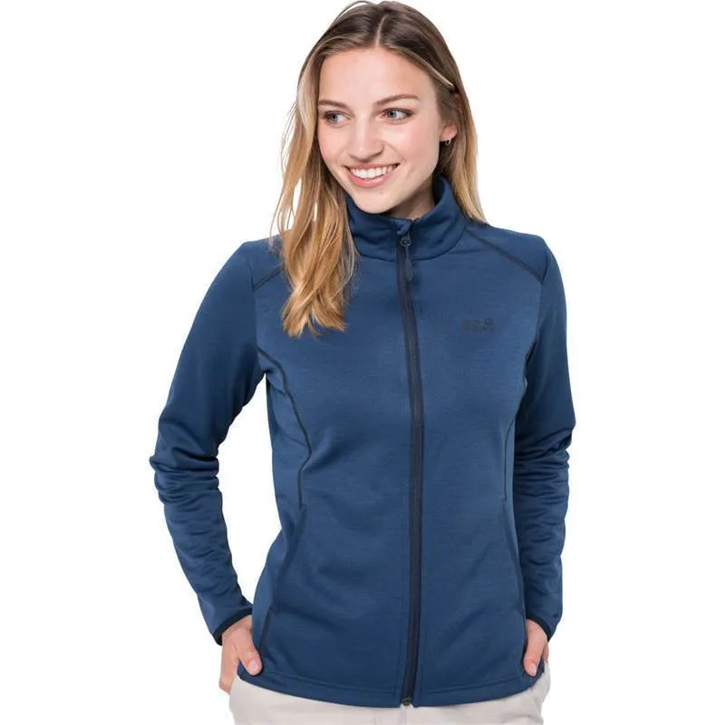 Jack Wolfskin Horizon Women's Full Zip Fleece Jacket - Dark Indigo