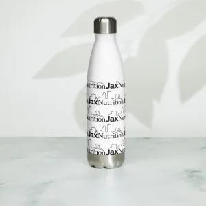 Jax Nutrition Black Logo Everywhere Stainless Steel Water Bottle