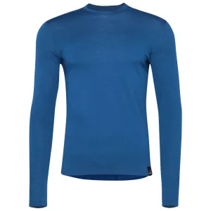 Mens Merino 180 Long Sleeve Crew (Blue)