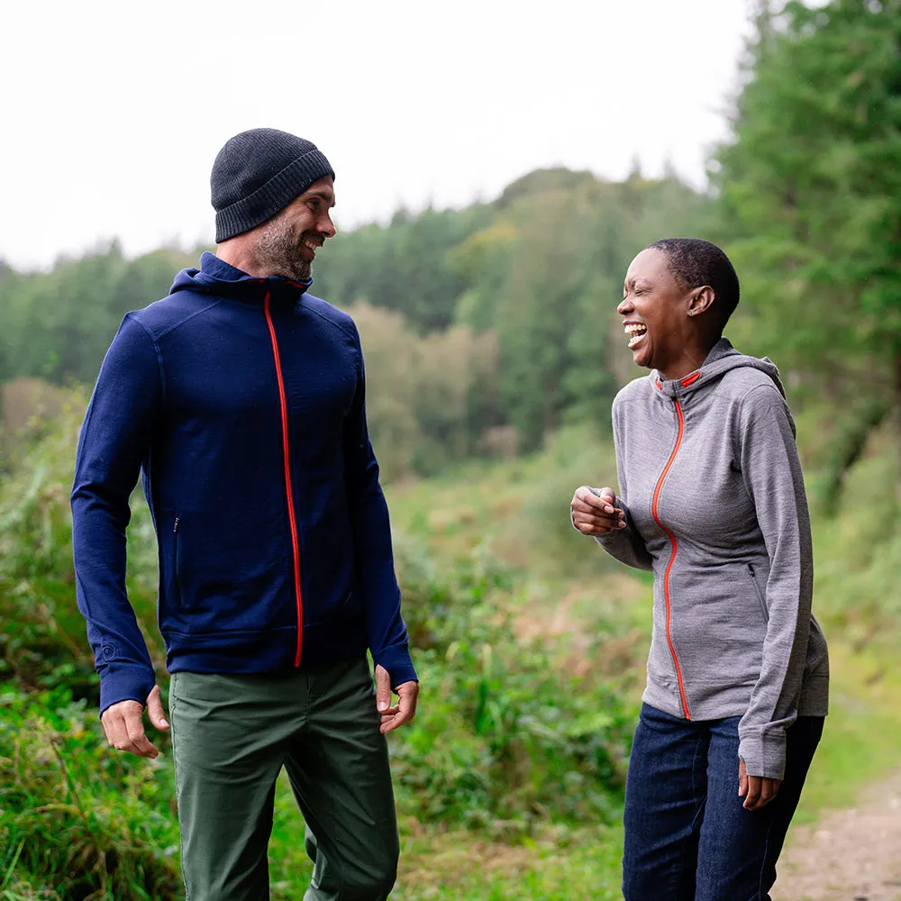 Mens Merino 260 Casual Hoodie (Navy)