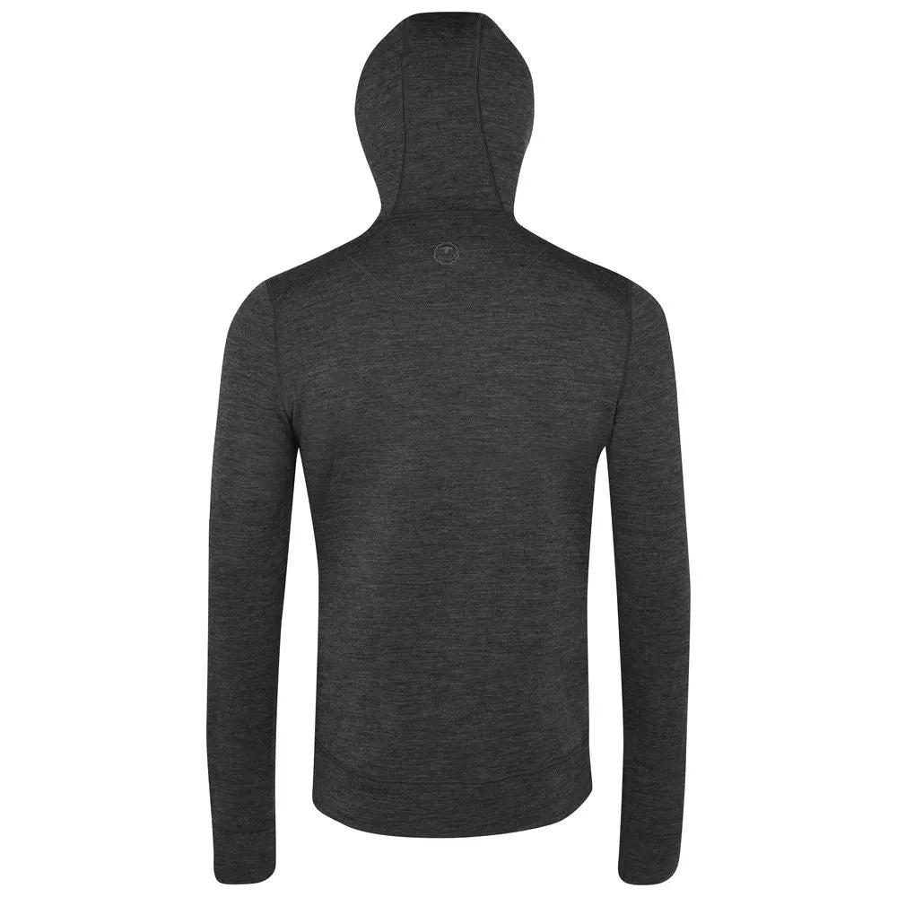 Mens Merino 260 Casual Hoodie (Smoke)