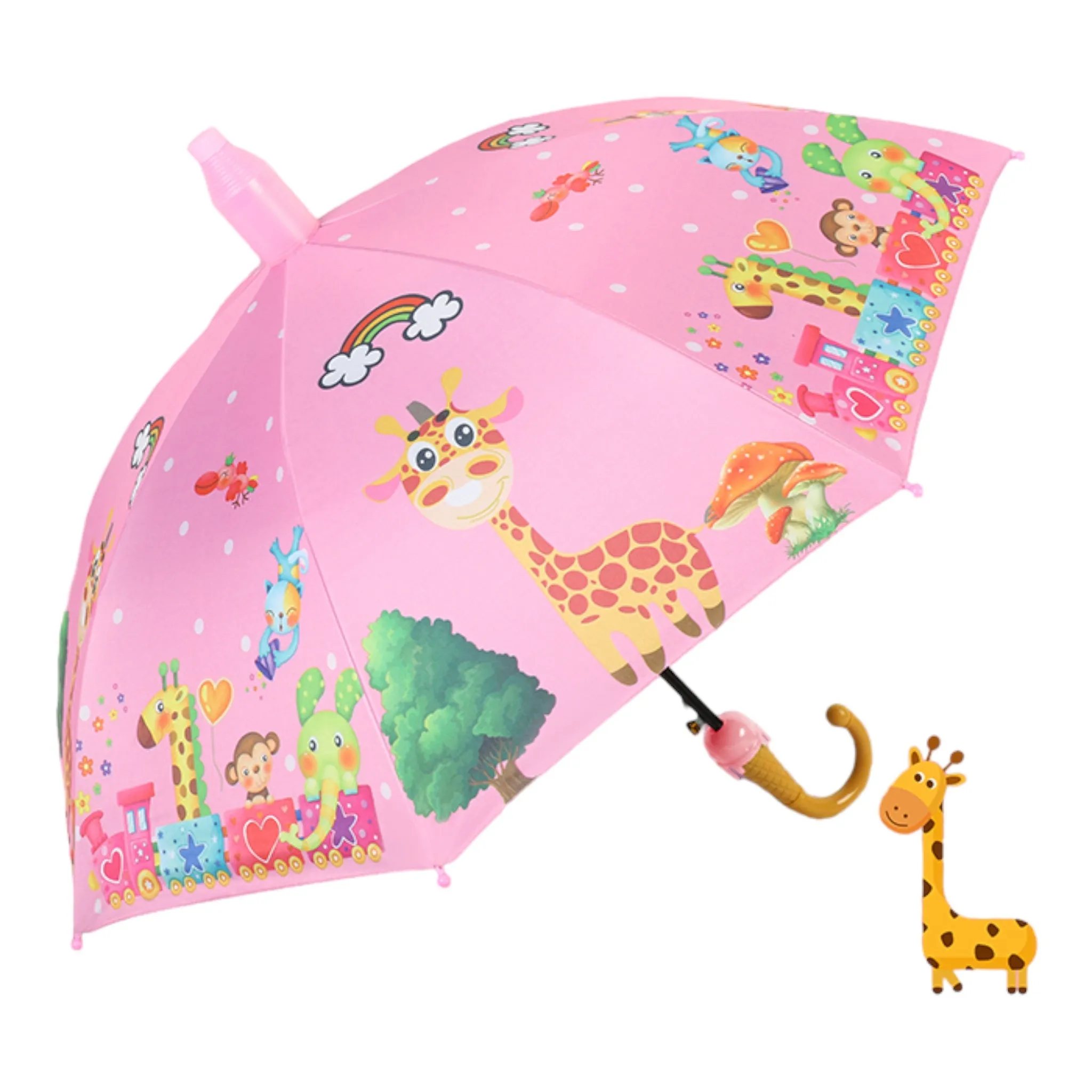 Pollys Brollys Kids Umbrella Pink