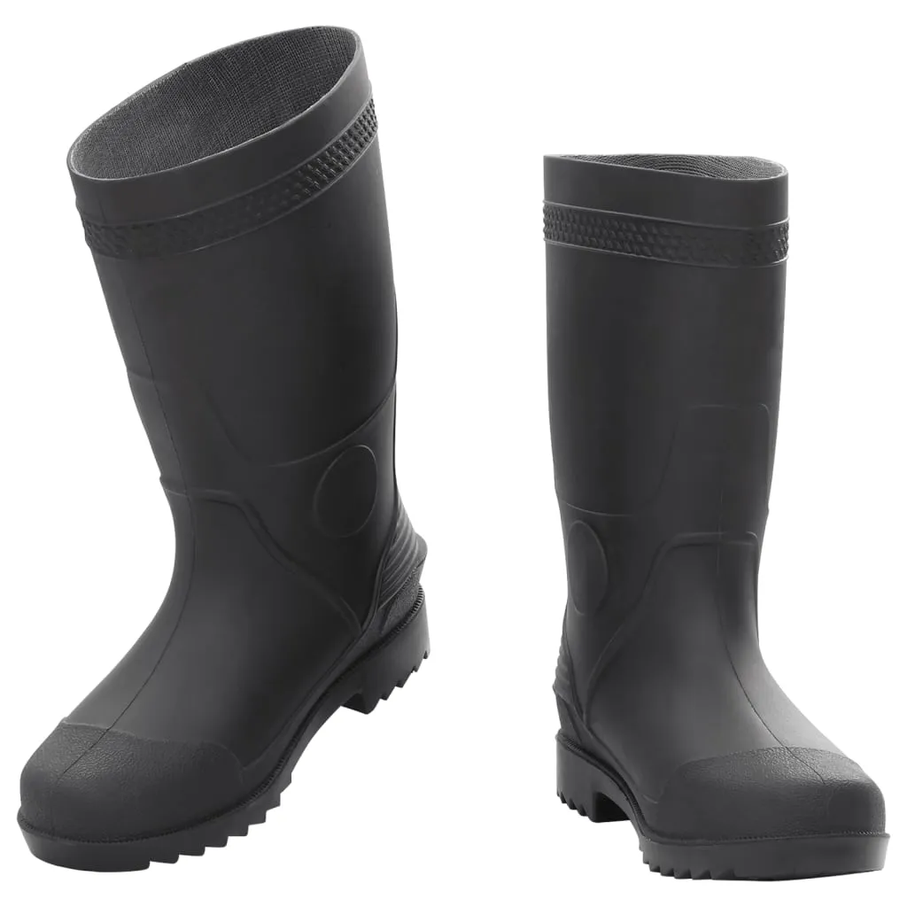 Rain Boots Black Size 38 PVC