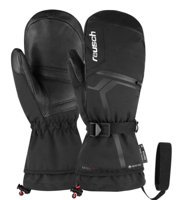 Reusch Down Spirit Gtx Mitt - Black Silver