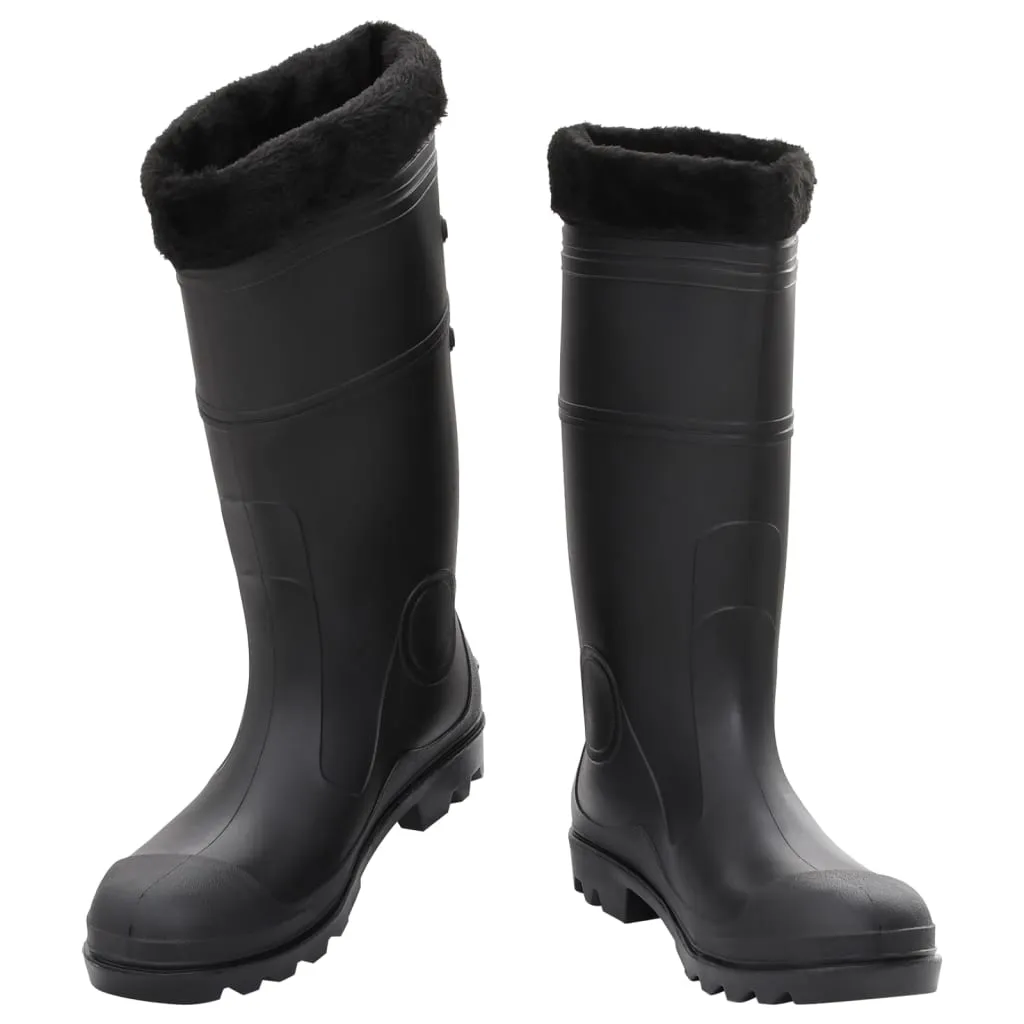 Rian Boots with Removable Socks Black Size 46 PVC