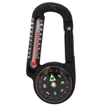 Rothco Carabiner Compass/Thermometer