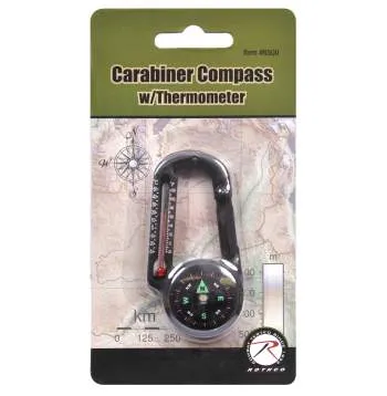 Rothco Carabiner Compass/Thermometer