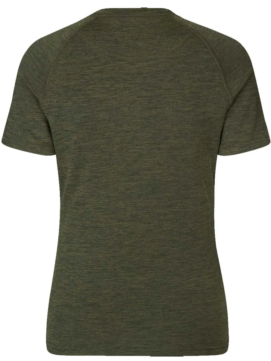 SEELAND Active Short Sleeve T-shirt - Ladies - Pine Green