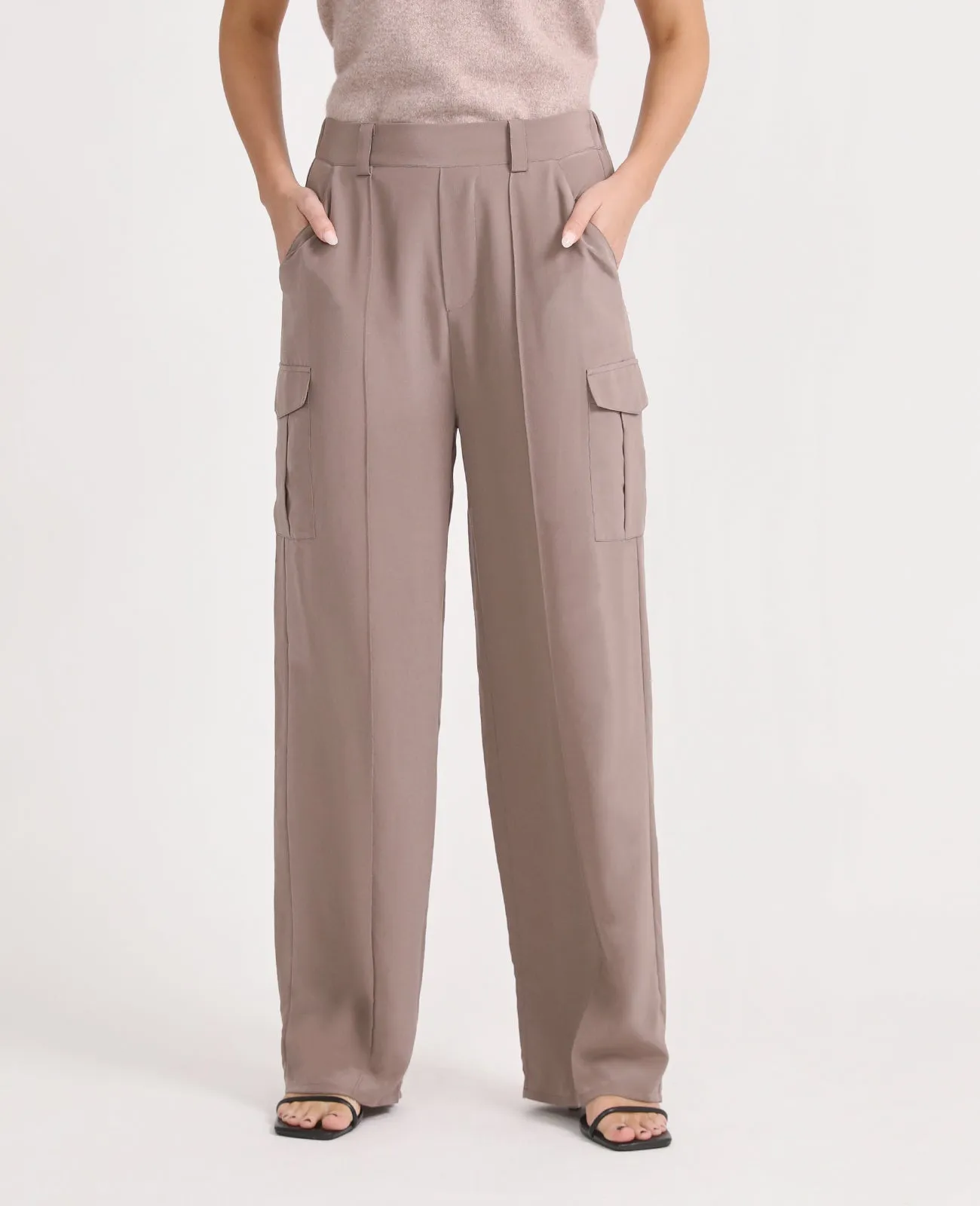 Silk Cargo Pant