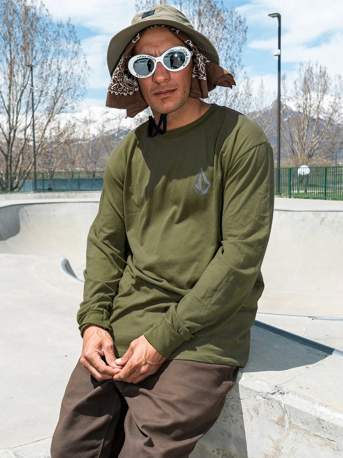 Stone Tech Long Sleeve Tee - Military