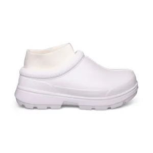 UGG Tasman X Bright White Rain Clog Shoes - Women's