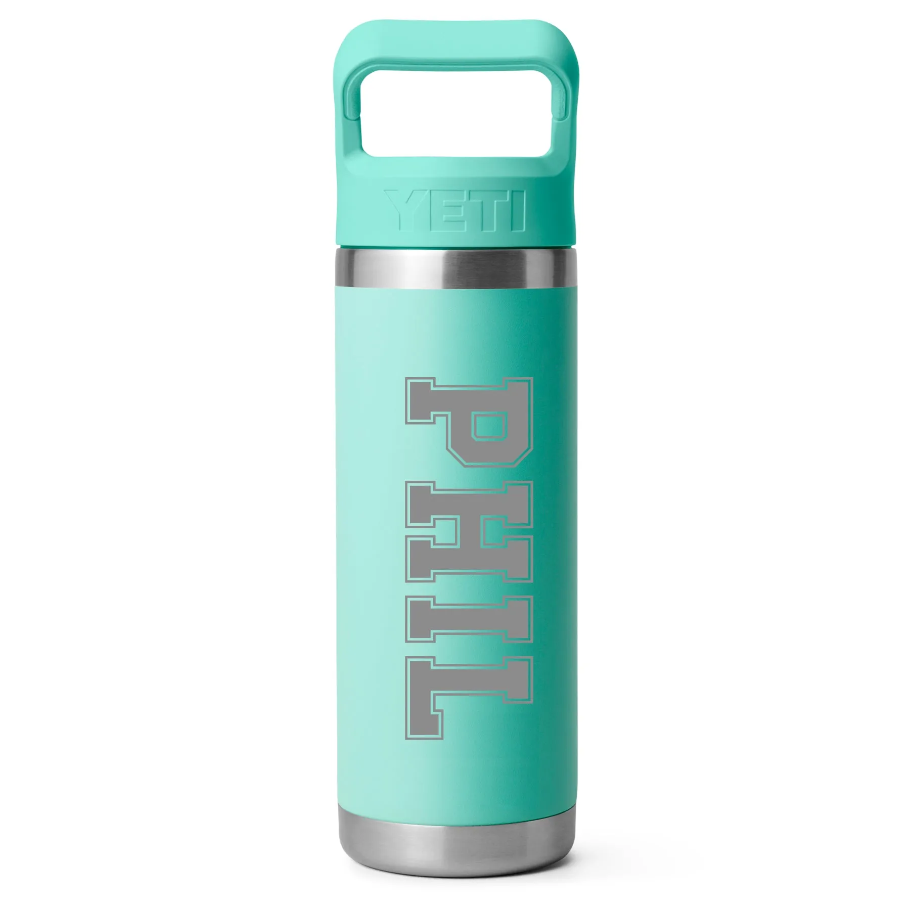 YETI Rambler 532 ml (18 oz) Bottle with colour matched straw lid - CUSTOMIZED